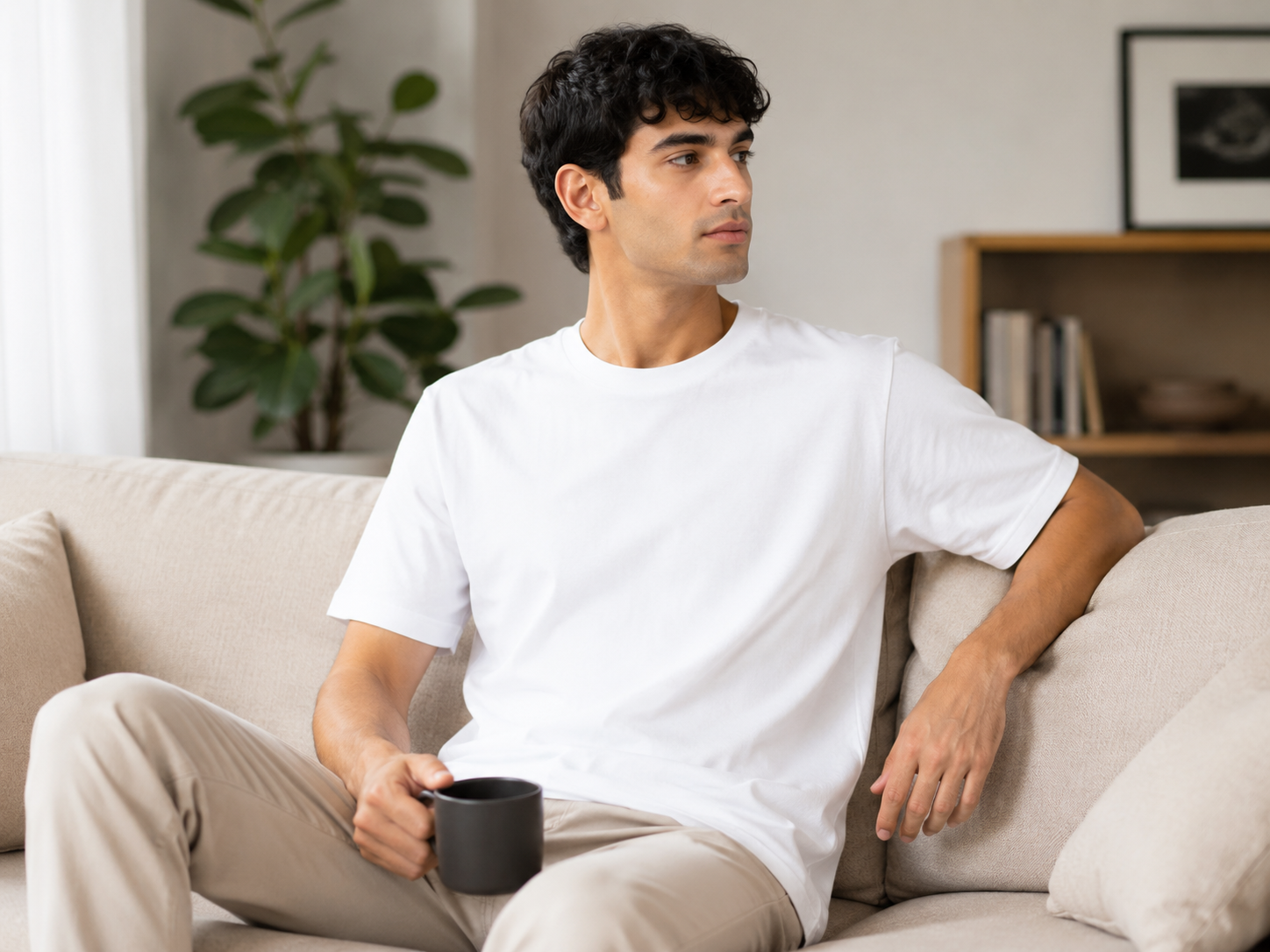 T SHIRT ROUND NECK PLAIN