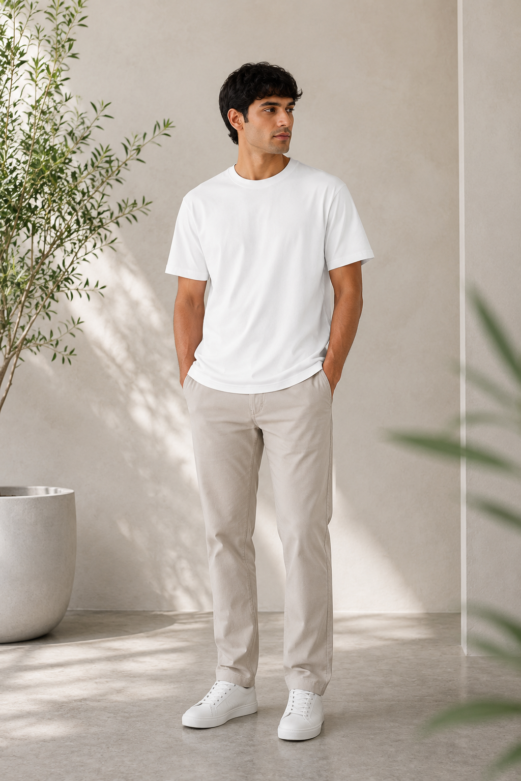 T SHIRT ROUND NECK PLAIN