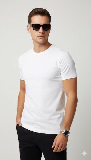 Classic plain Crew Neck T-Shirt