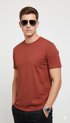 Classic plain Crew Neck T-Shirt