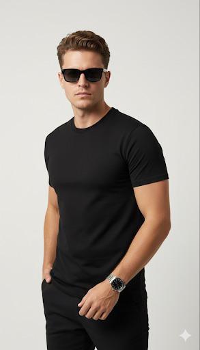 Classic plain Crew Neck T-Shirt