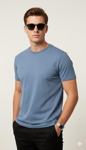 Classic plain Crew Neck T-Shirt